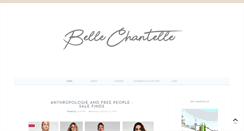 Desktop Screenshot of bellechantelle.com